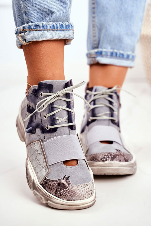 Women’s Sneakers Leather Maciejka 04423-13