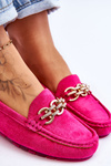 Women's Suede Loafers Fuchsia Sorento