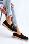 Women's Loafers On The Platform Black Danny