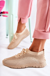 Women's Slip On Sports Shoes Beige Sequro