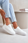 Classic Women's Sneakers Made Of Eco Leather White Meriora
