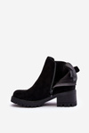 Low Classic Suede Ankle Boots Black Lalyllis