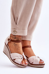 Women's Wedge Sandals Light beige Daphne