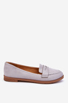 Comfortable Suede Women's Loafers Grey Lucca