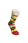 Rainbow Socks Pizza 4 Pairs Hawaiian Italian Vegetarian