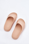 Ladies Slippers On Thick Sole Khaki Oreithano