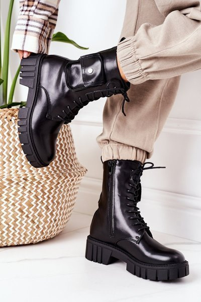 Insulated Boots With A Pocket Black Awesome