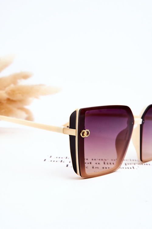 Large Sunglasses UV400 MA20601 Beige