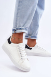 Women's Classic Sports Shoes White-Black Corrine