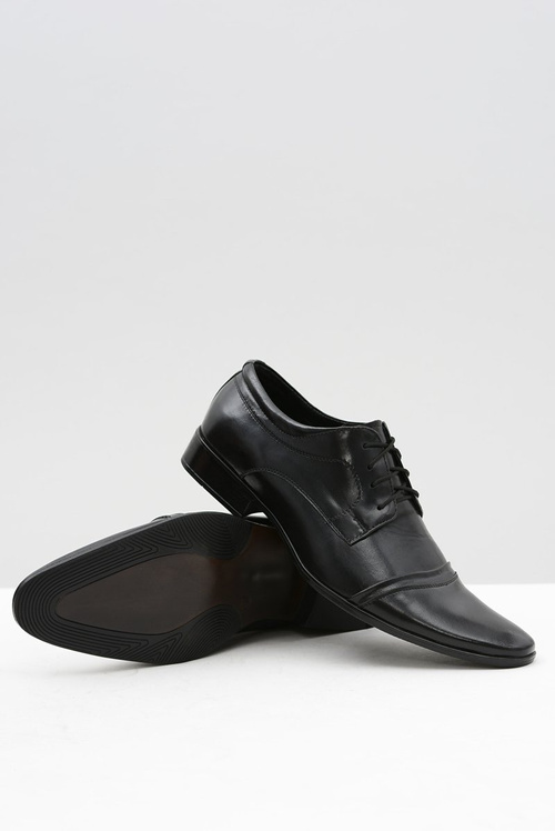 Men's Black Willy Visiting Half Shoes