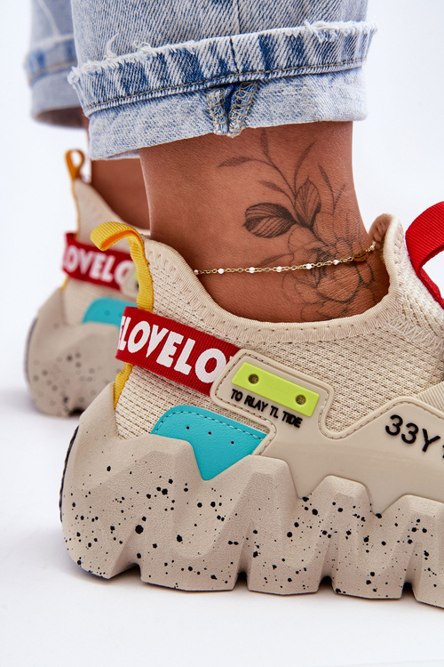 Slip-on Trendy Sneakers Beige Evolution