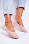 Women’s Ballerinas Eco-Suede Beige Bellissima