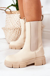 Insulated Chelsea Boots Beige Must Have