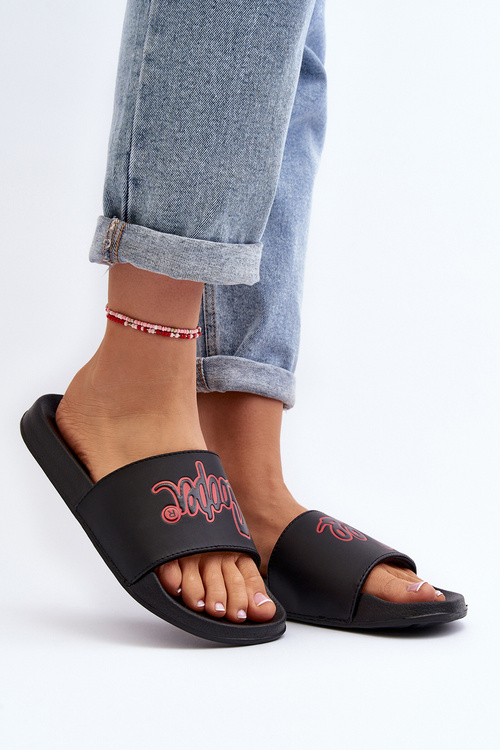 Klapki Damskie Czarne Lee Cooper LCW-24-42-2483L