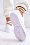 Tenisówki Damskie Platforma Białe Lee Cooper LCW-22-31-0890L