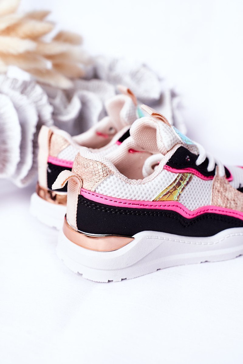 Children's Sport Shoes Sneakers Neon Pink Game Time