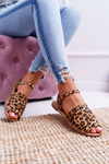 Women's Lu Boo Suede Sandals Leopard Silena
