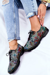 Women's Brogues Oxfords Flowers Leather Maciejka 04087-43