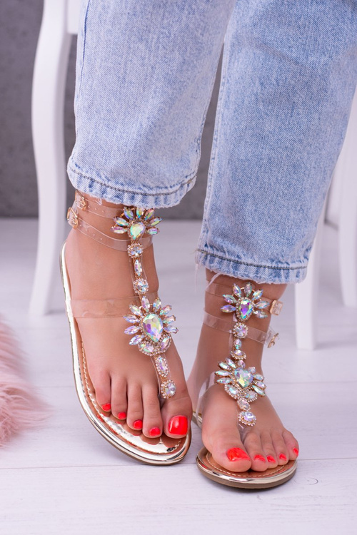 Cheap Lu Boo Shoes Elegant Transparent Sandals Zircon Nomire