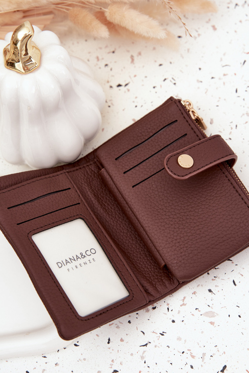Women's Wallet Made of Eco Leather Chocolate Ilissea