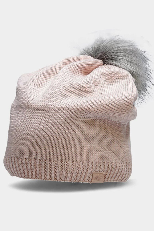Winter Women's Hat 4F 4FAW23ACAPF289-56S Pink