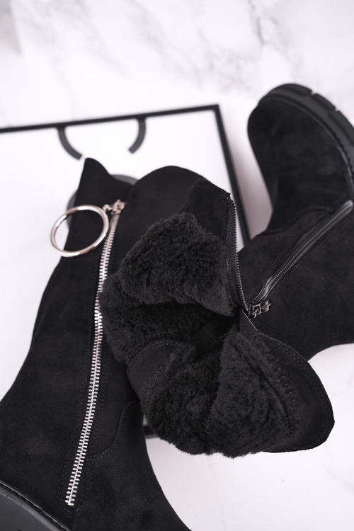 Children's Insulated High Boots Black Norabel