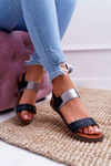 Women's Flat Sandals Sergio Leone SK014 Black Agrina