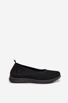 Ladies Mesh Ballerinas In Sporty Style Black Virella