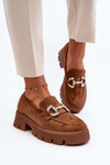 Mokasyny Damskie Ozdoba Camel Ellise G422