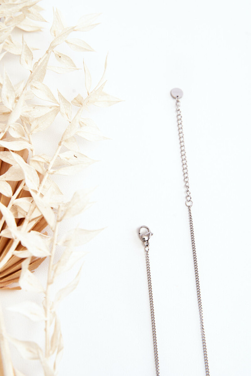 Łańcuszek Damski Stal Nierdzewna Srebrny JX-2350035