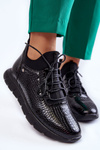 Women's Light Slip-on Sneakers Black Soroco