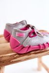 Buty Papcie Befado Słoniki 110N454 Szaro-Różowe