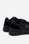 Męskie Sneakersy Buty Sportowe Na Platformie Czarne Hanirin