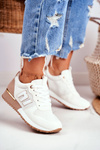 Women's Sports Shoes Sneakers White-Beige Maddie