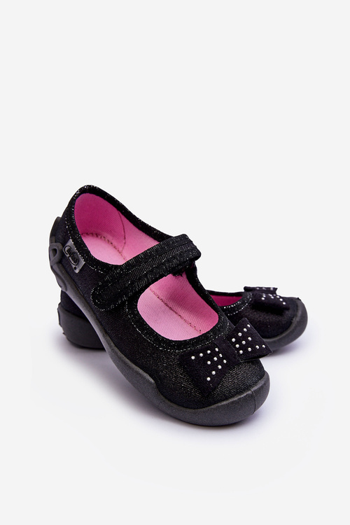 Children's Ballet Flats with Bow Befado 114X240 Black
