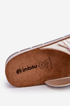 Comfortable Women's Flip Flops With Buckles Inblu CP000045 Beige