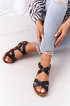 Sandals On The Cork Sole Big Star DD274A009 Black