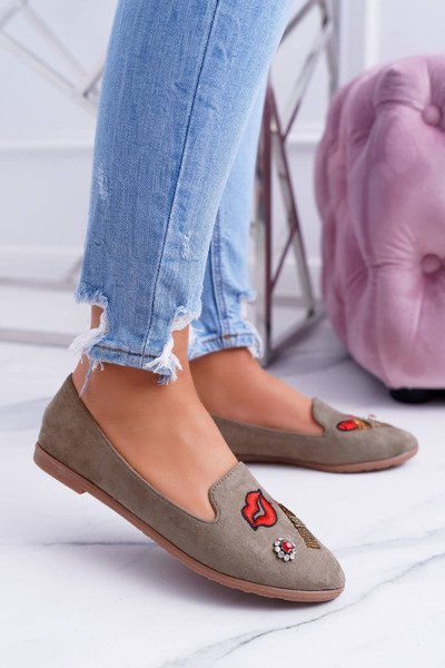 Olive Women's Ballerina Ballerinas Lipstick Patches