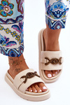 Women's Decorative Sandals Beige Verso