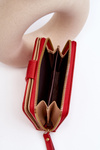 Women's Wallet Coin Purse Made of Eco-leather Red Risuna