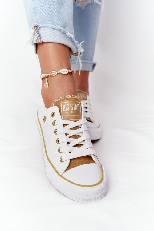 Classic Women's Sneakers BIG STAR HH274458 Off White