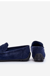 Men's Suede Moccasins Dark Blue Wesley