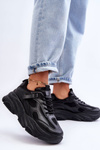 Women's Sneakers on a Chunky Platform Black Agnenia