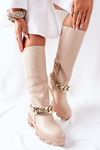 High boots Beige Cecina