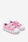 Girls Sneakers With Velcro Lee Cooper LCW-25-02-3265K Pink