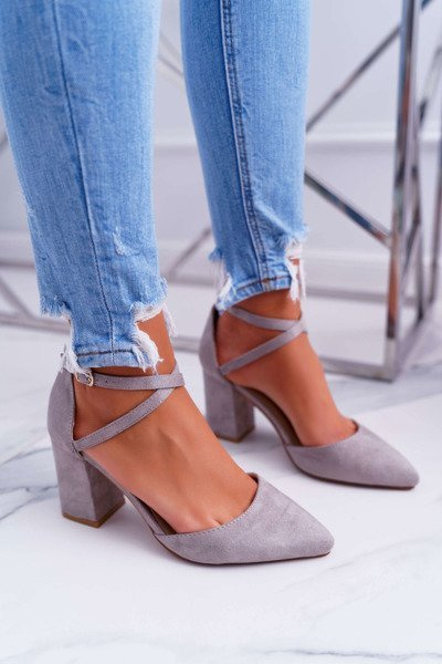 Women's Stiletto pumps Grey Cosmo