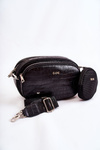 Women's Messenger Bag 3w1 GOE ZNJ032 Black