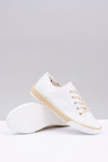 White Linen Women's Peppi Fabric Espadrilles