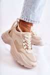 Women's Suede Sports Shoes Sneakers Light beige Britany