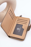 Women's Wallet Coin Purse Made of Eco-leather Grey Drawing